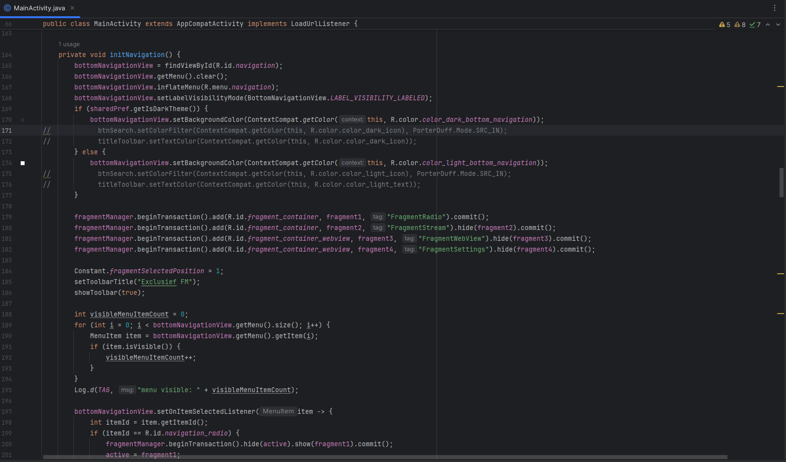 Aplicatie Radio Android